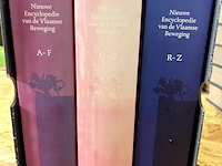 Lot 282 - boek nieuwe encyclopedie van de vlaamse beweging met cd 3 d - afbeelding 1 van  9