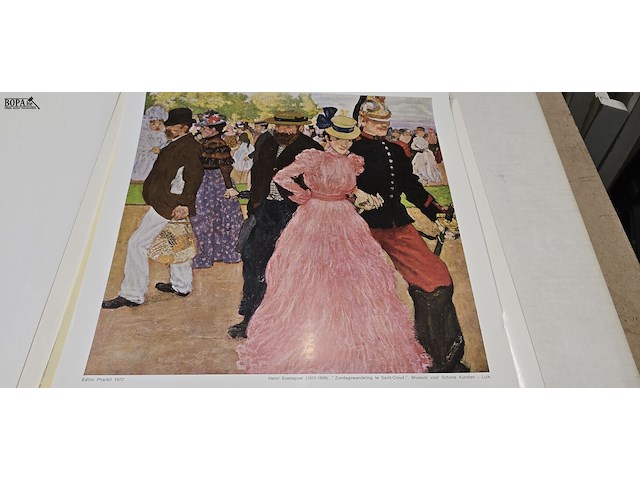 Lot 282 - diverse kunst reproducties - afbeelding 10 van  12