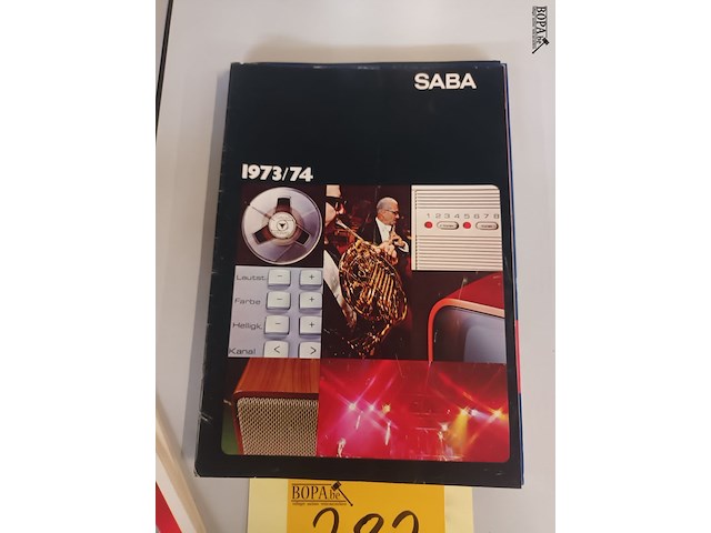 Lot 282 - retro catalogi muziekinstallaties. 9 stuks - afbeelding 4 van  4