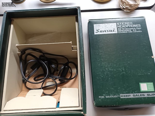 Lot 282 - stereo headphone sansui ss10 - afbeelding 5 van  5