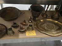 Lot 283 - diverse koperen items - afbeelding 1 van  6