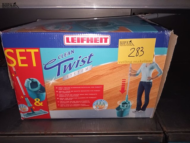 Lot 283 - leifheit twist poetssysteem - afbeelding 1 van  3