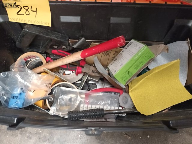 Lot 284 - materiaalkoffer met inhoud - afbeelding 2 van  4