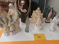 Lot 286 - heiligenbeelden. 7 stuks