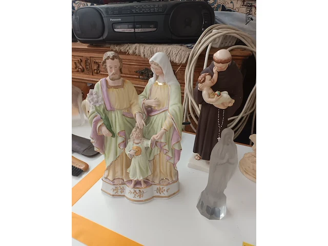 Lot 286 - heiligenbeelden. 7 stuks - afbeelding 2 van  4