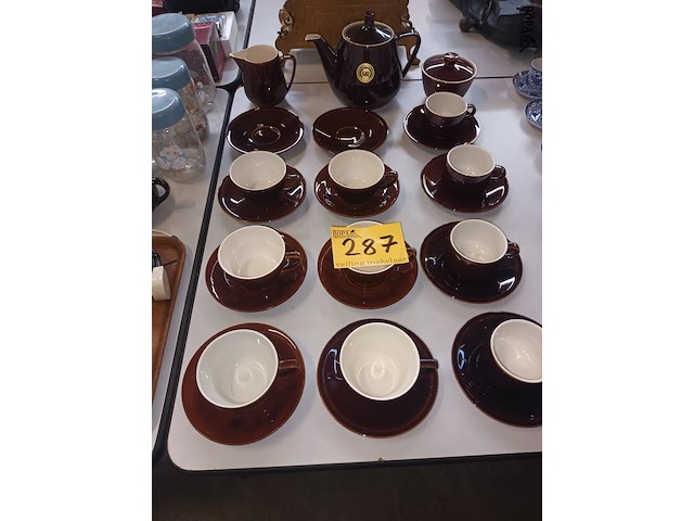 Lot 287 - koffieservies villeroy. 25 stuks - afbeelding 1 van  4