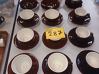Lot 287 - koffieservies villeroy. 25 stuks - afbeelding 1 van  4