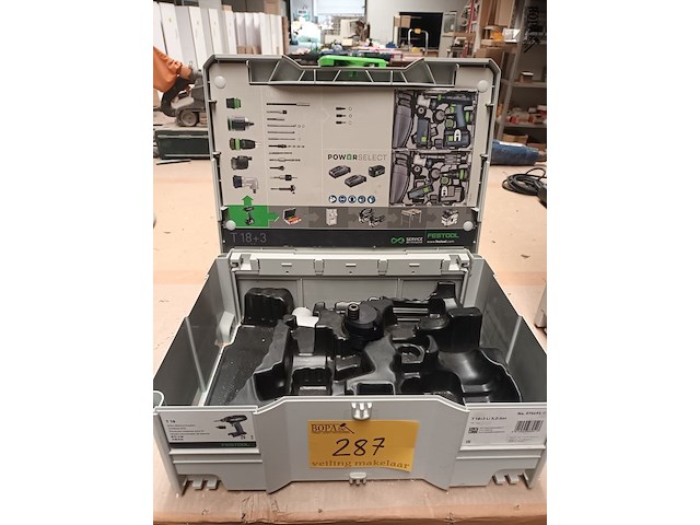 Lot 287 - lege koffer festool - afbeelding 1 van  3