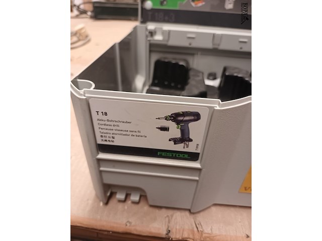 Lot 287 - lege koffer festool - afbeelding 2 van  3