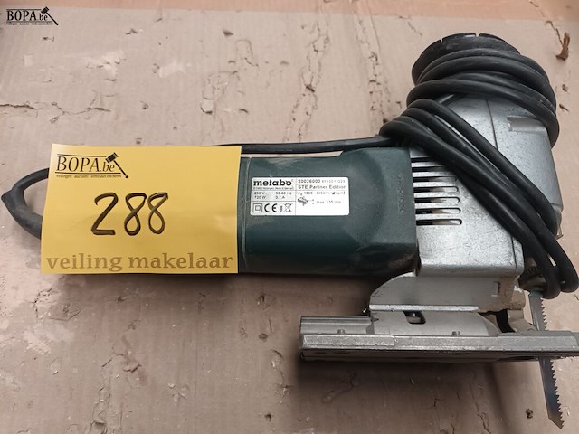 Lot 288 - decoupeerzaag metabo - afbeelding 1 van  3