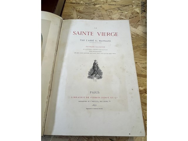 Lot 288 - la saionte vierge par l'abbe u maynard - afbeelding 2 van  5