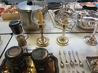 Lot 288 - verzilverd tafelgerei. 65 stuks - afbeelding 2 van  9