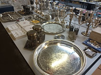 Lot 288 - verzilverd tafelgerei. 65 stuks - afbeelding 9 van  9