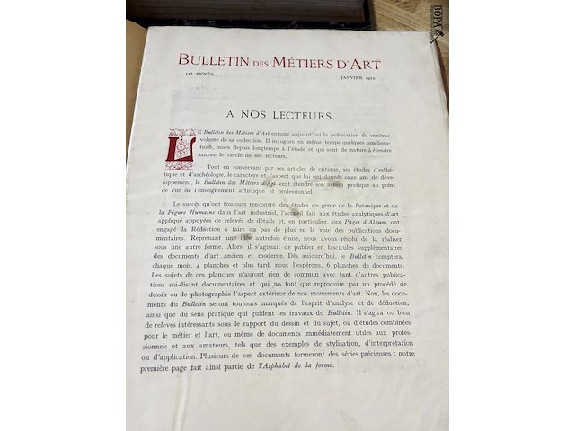 Lot 289 - bulletin des metiers d'art - afbeelding 2 van  4