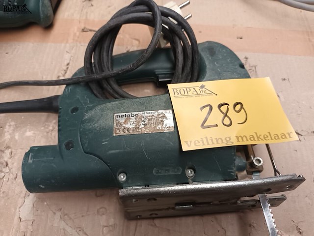 Lot 289 - decoupeerzaag metabo - afbeelding 1 van  3