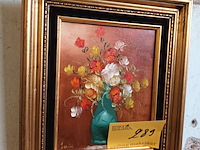Lot 289 - schilderij in kader. gesigneerd - afbeelding 4 van  4