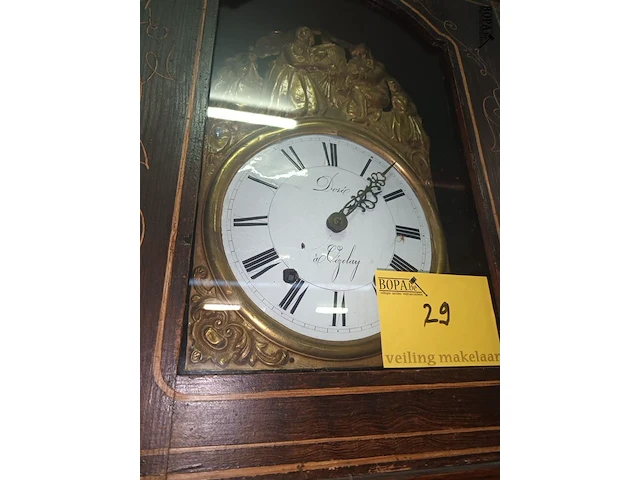 Lot 29 - antieke staande klok - afbeelding 5 van  5