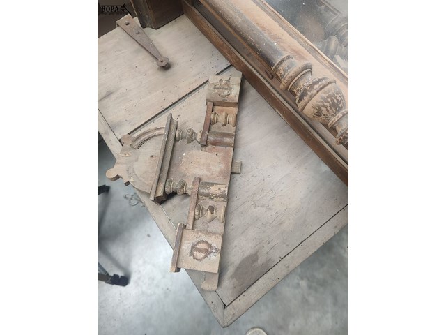 Lot 29 - antieken muurklok - afbeelding 3 van  4