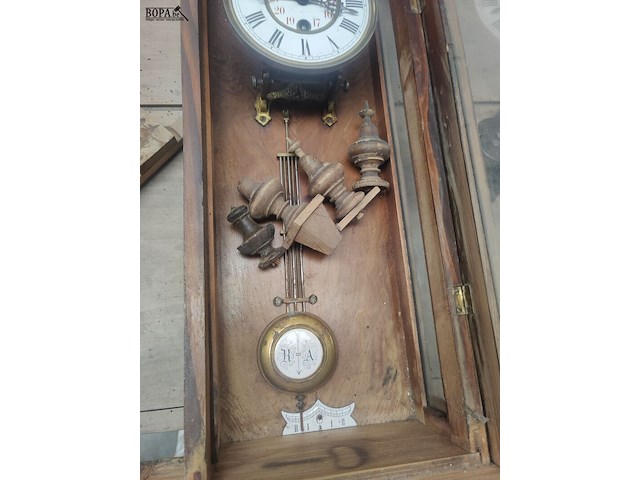 Lot 29 - antieken muurklok - afbeelding 4 van  4