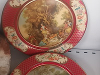 Lot 29 - blikken sierborden. 4 stuks - afbeelding 3 van  4