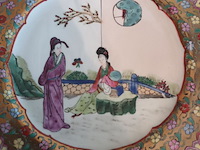 Lot 29 - chinees sierbord - afbeelding 2 van  3