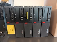 Lot 29 - desktop lenovo thinkcentre. 5 stuks
