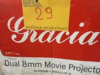 Lot 29 - gracia dual 8mm movie projector - afbeelding 1 van  6