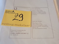 Lot 29 - historische reeks kunstschilders soubry. 54 stuks