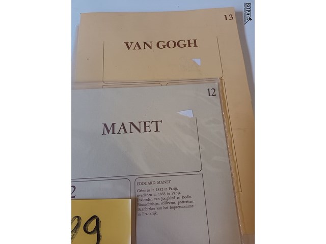 Lot 29 - historische reeks kunstschilders soubry. 54 stuks - afbeelding 2 van  4