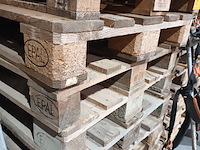 Lot 29 - houten palletten. 17 stuks - afbeelding 2 van  3
