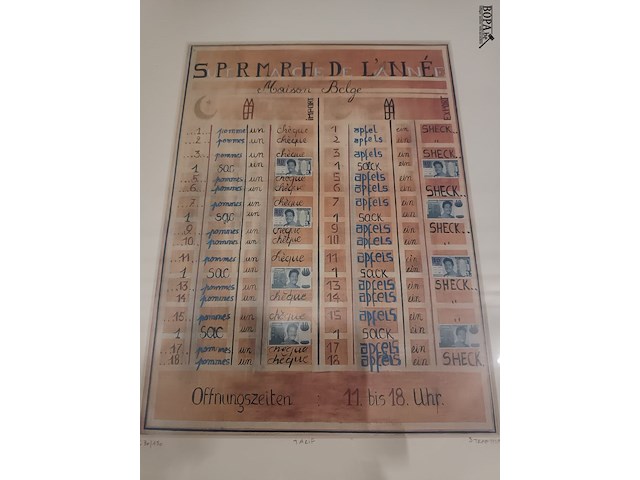 Lot 29 - litho maison belge - afbeelding 2 van  5