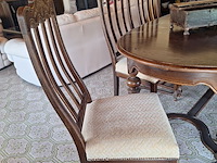 Lot 29 - ovalen tafel met 6 stoelen - afbeelding 4 van  5