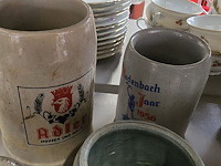 Lot 29 - stenen bierpotten 7 stuks + kruik - afbeelding 3 van  6