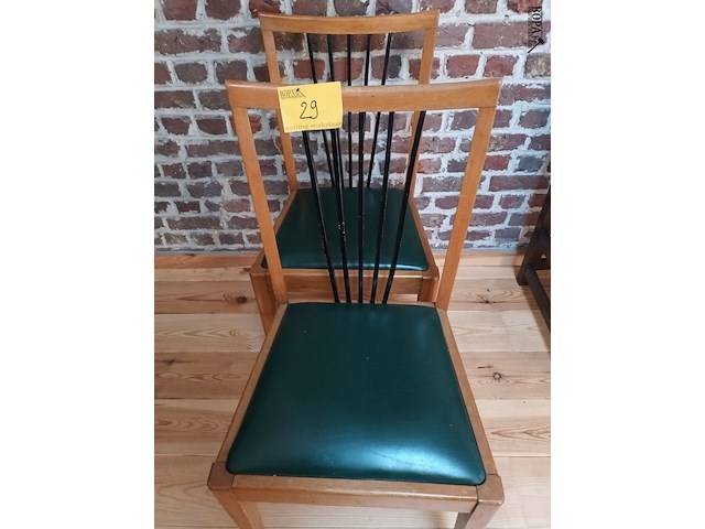 Lot 29 - stoelen. 2 stuks - afbeelding 3 van  3
