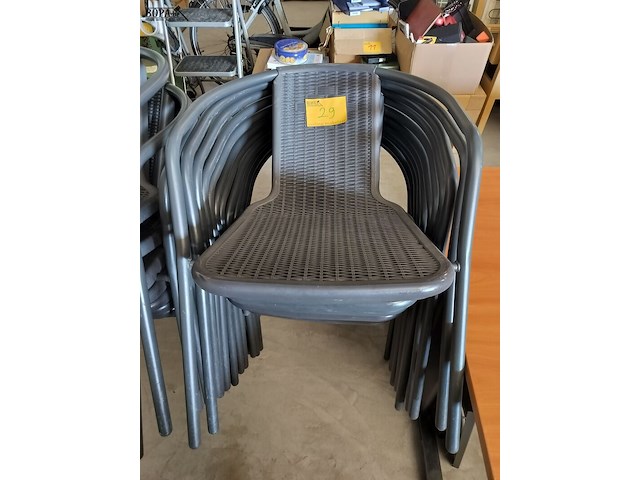 Lot 29 - terrasstoelen. 22 stuks - afbeelding 4 van  4
