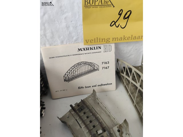 Lot 29 - vakwerkbrug, met m-rails - afbeelding 4 van  4