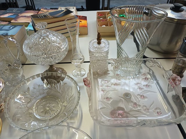 Lot 290 - glaswerk en kristal. 30 stuks - afbeelding 3 van  9