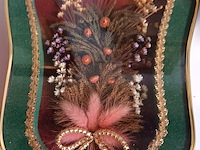 Lot 290 - kader met bloemen - afbeelding 2 van  3