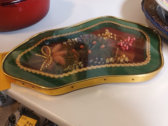 Lot 290 - kader met bloemen - afbeelding 3 van  3