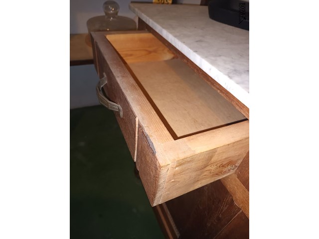 Lot 290 - kast met marmeren blad - afbeelding 3 van  4