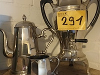 Lot 291 - koffiestel. 3 stuks - afbeelding 1 van  5