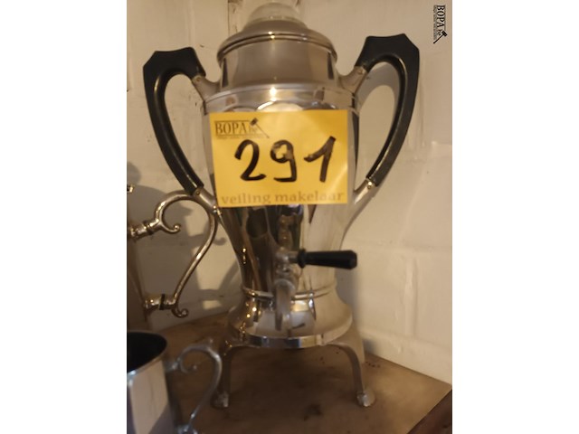 Lot 291 - koffiestel. 3 stuks - afbeelding 2 van  5