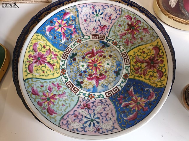 Lot 291 - sierborden. 2 stuks - afbeelding 2 van  5