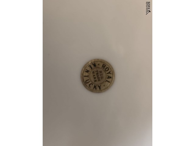 Lot 291 - sierborden. 2 stuks - afbeelding 3 van  5