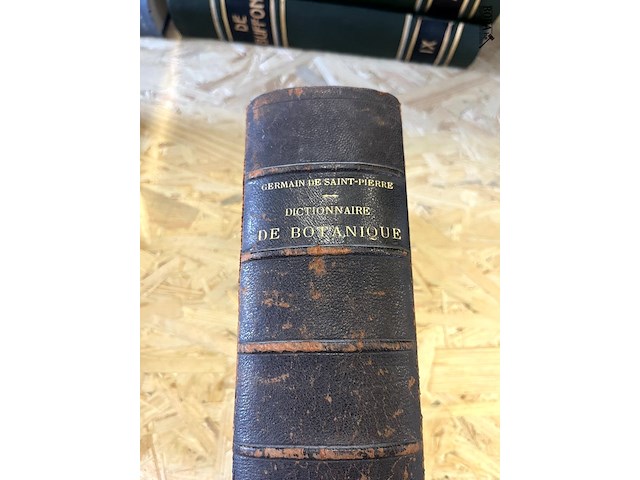 Lot 292 - dictionnaire de botanique - afbeelding 1 van  4