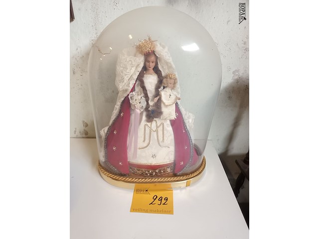 Lot 292 - globe met maria - afbeelding 1 van  4