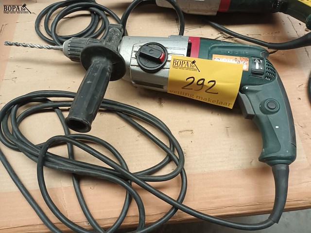 Lot 292 - klopboormachine metabo - afbeelding 1 van  3