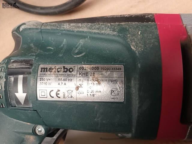 Lot 292 - klopboormachine metabo - afbeelding 3 van  3