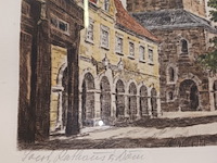 Lot 293 - kader met kerk - afbeelding 3 van  3