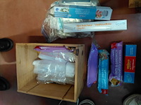 Lot 293 - lot diepvrieszakjes en vershoudfolie - afbeelding 2 van  2